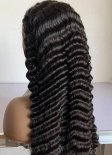 Transparent lace 13*4 lace front wig deep wave 150% density