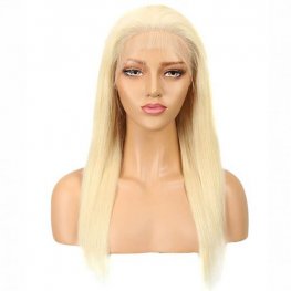 Blonde #613 lace front wig straight 150% density